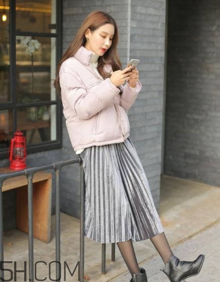 粉色棉服怎么搭配？粉色棉衣搭配圖片