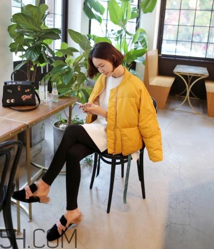 黃色棉服怎么搭配？黃色棉襖搭配圖片