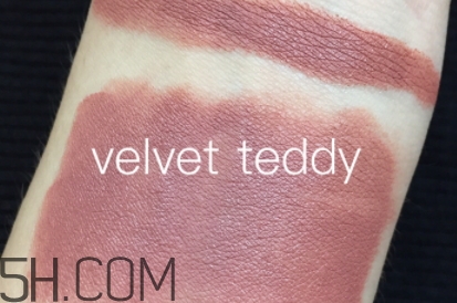 mac velvet teddy是什么顏色？mac velvet teddy試色
