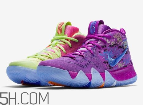 nike kyrie 4 multi color鴛鴦配色實(shí)物諜照什么樣？