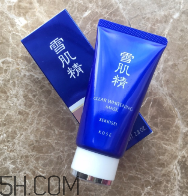 雪肌精美白黑面膜是撕拉面膜嗎？適合什么膚質(zhì)？