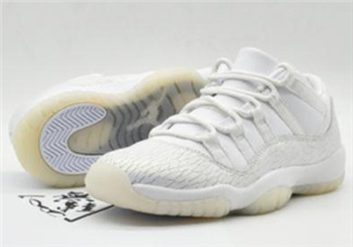 air jordan 11 low爆裂白蛇真假鑒定_真假對比