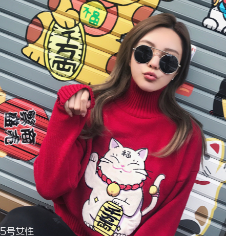 紅色毛衣什么款式好看？新年運勢全靠它