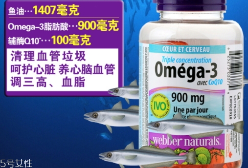 webber naturals魚油怎么吃？3倍濃縮深海魚油