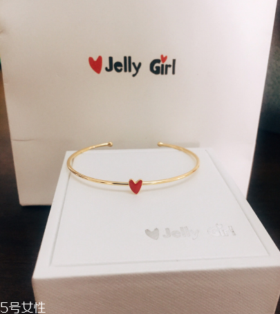 jelly girl愛心開口手鐲多少錢_在哪買？
