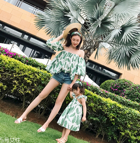 夏天母女裝怎么搭配？夏季母女裝搭配圖片
