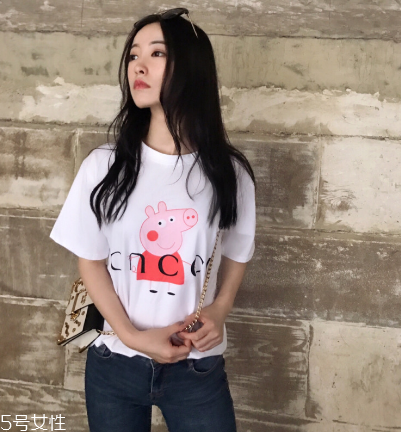 gucci小豬佩奇短袖是真的嗎？gucci小豬佩奇t恤真假