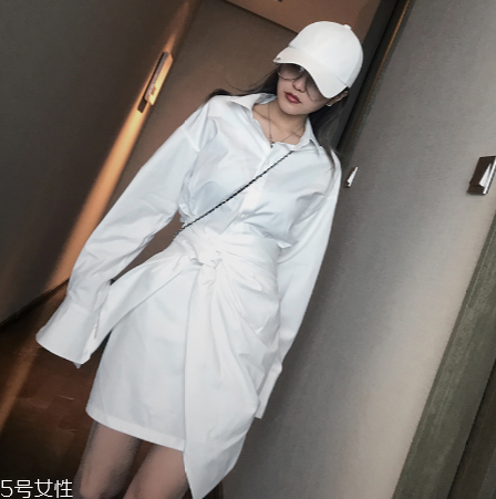 襯衫裙怎么穿好看？襯衫裙穿搭圖片